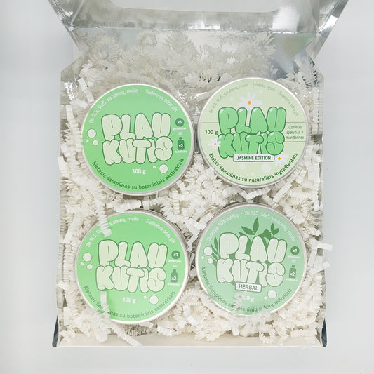 Hair Day Collection - 4 Solid Shampoo Gift Set | 4 x 100 g