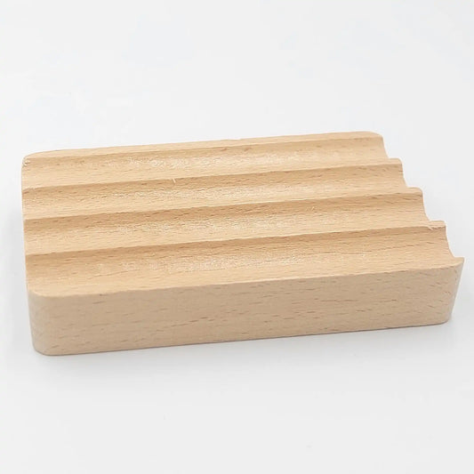 Hemp wood coaster/soap dish, corrugated