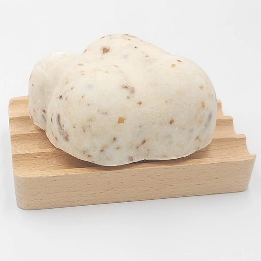 Hemp wood coaster/soap dish, corrugated