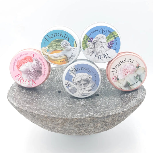 Society of Olympus - Set of 5 Solid Perfumes | 5 x 15g