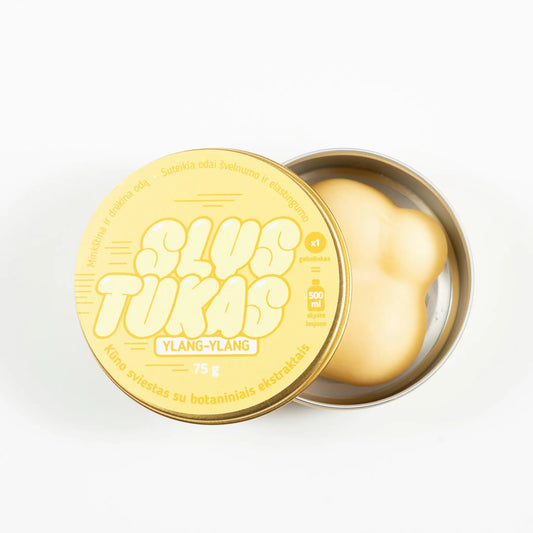 Slystukas - Ylang-ylang | Masło do ciała w kostce, 75 g. - Bebrų Kosmetika