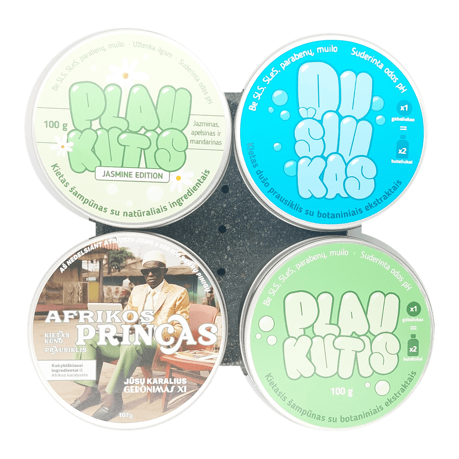 Complete Ritual Quartet - 4 solid cleansing bars gift set | 4 x 100 g