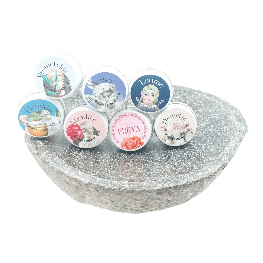 All Mythology - 7 Mini Solid Perfume Gift Set | 7 x 5 g